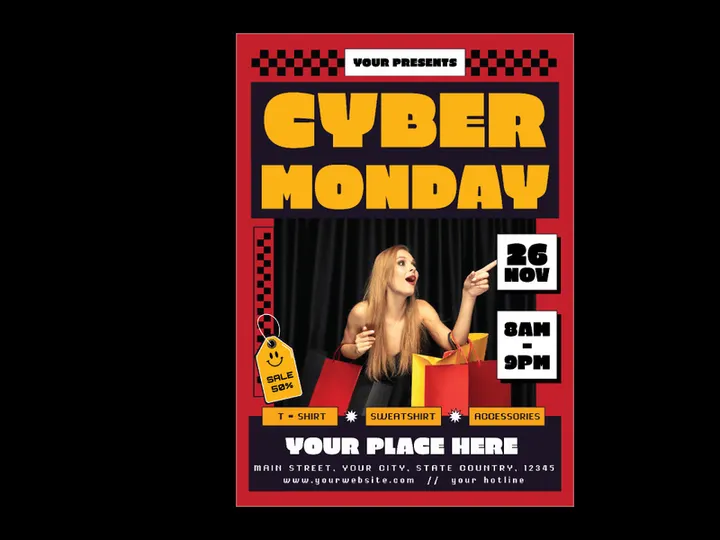 Cyber Monday Flyer