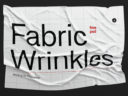 Fabric Wrinkles Free Mockup