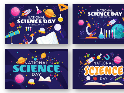 13 National Science Day Illustration