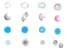 Halfton dote logo vector