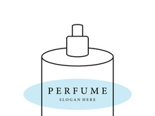 Isolated luxury perfume perfume cosmetic creative logo can be used for business, company, cosmetic and perfume shop.