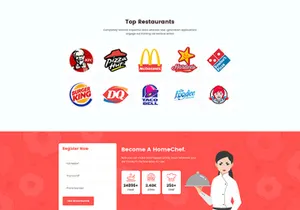 Food Delivery PSD Template