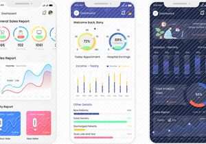 Chart and Graph Mobile App UI Kit