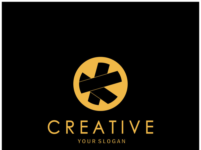 The letter K logo design is simple, elegant, modern, unique and luxurious. Logo for business cards, business, companies, fashion and brands, offices