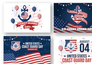 14 United States Coast Guard Day Illustration