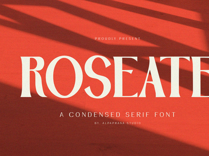 Roseate - Serif Font