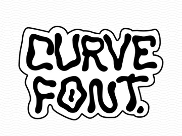 CURVE - Free Font preview picture