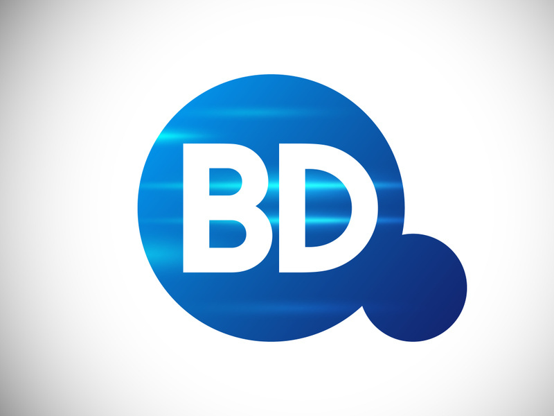 Initial Letter B D Logo Design Vector. Graphic Alphabet Symbol For Corporate Business Identity