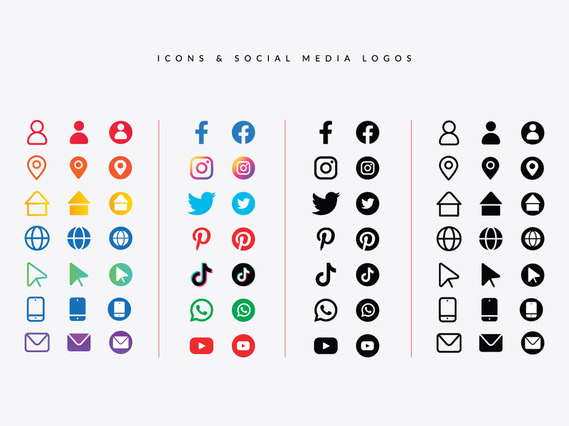 Icons & Social Media Logos