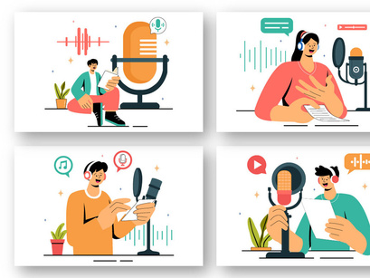 9 Dubbing and Voice Acting Illustration