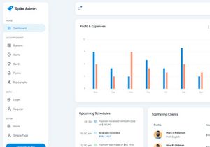 Spike Nextjs Free Admin Dashboard Template