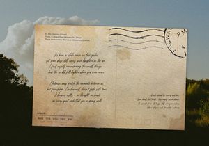 Blessing Blues | Vintage Handwritten