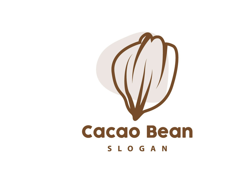 Cacao Logo, Cocoa Fruit Plant Logo