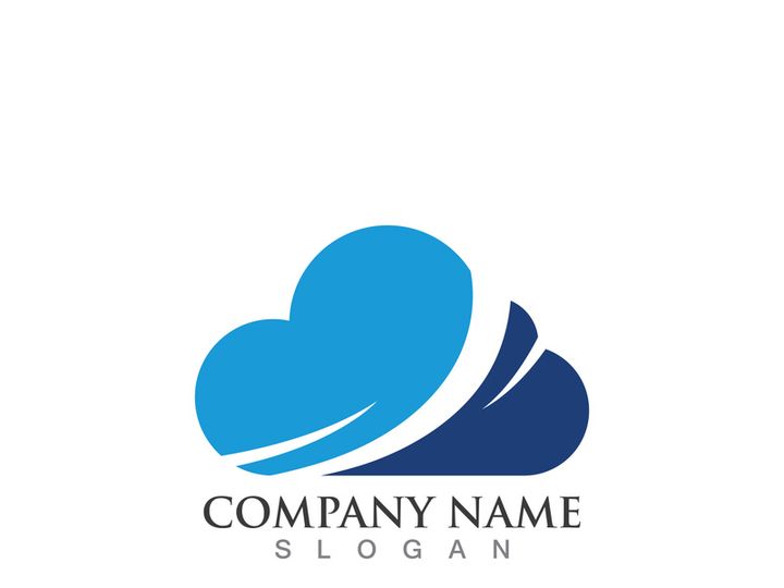 Cloud server data save upload logo