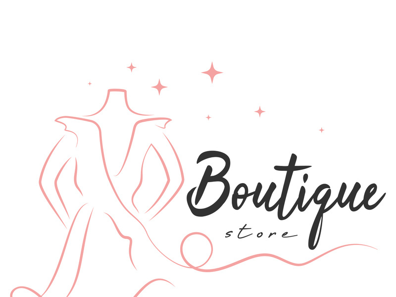 elegant women's fashion logo, clothing, boutique, convection, tailor, garment, business, apparel, fashion designer