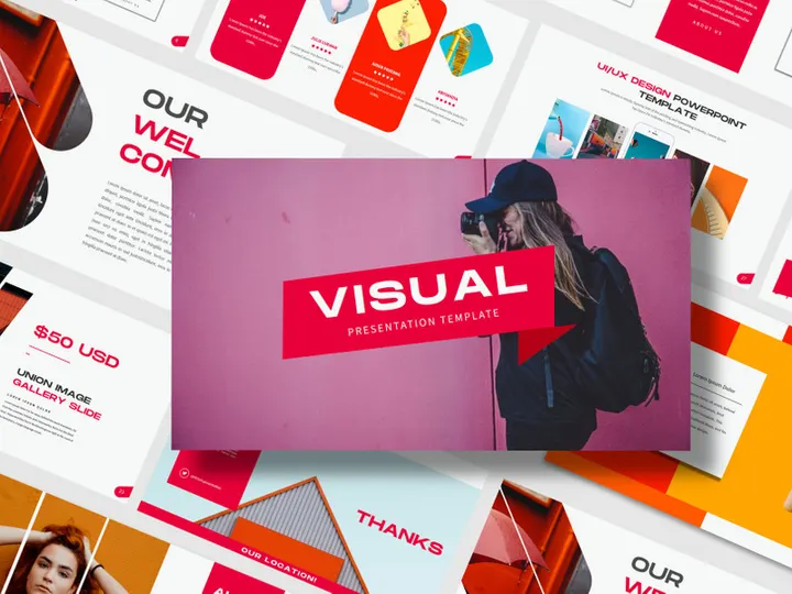 Visual - PowerPoint Template