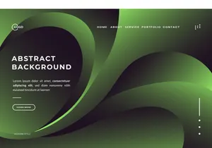 Dark Green Abstract Background