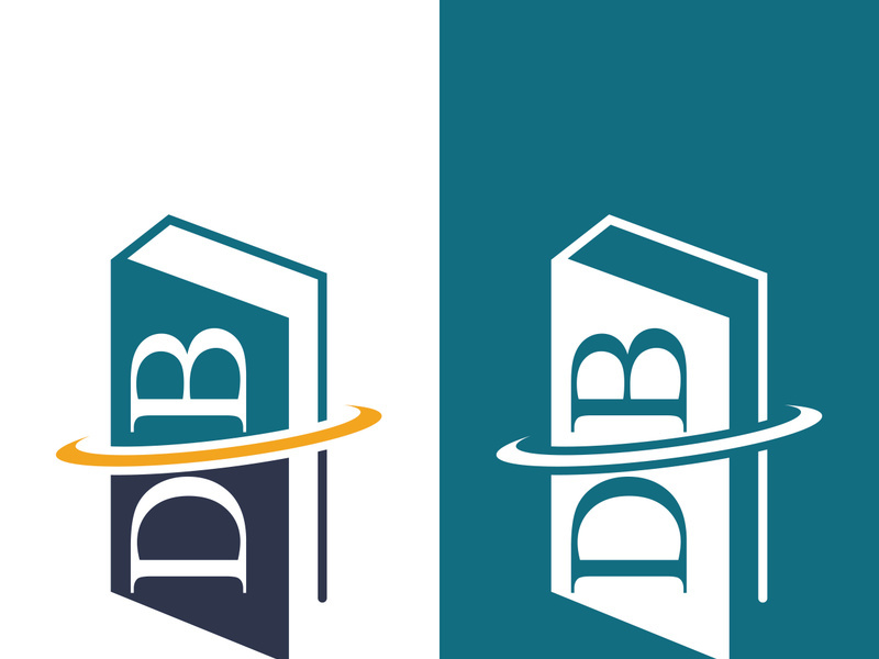 Digital book logo technology vector icon design