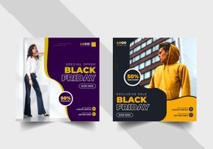 Black Friday Sale Social Media Post Ver-4