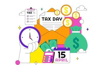 10 Happy Tax Day Illustration