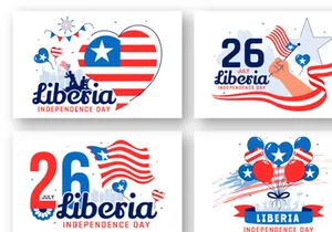 10 Liberia Independence Day Illustration