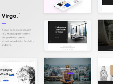 Virgo - PSD Multipurpose Template preview picture