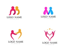 Adoption children community and family care logo