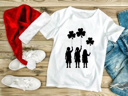 Family holding balloon flowers outdoor celebration silhouette joy