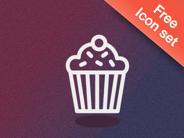 Free Vector Line Icon Set preview picture