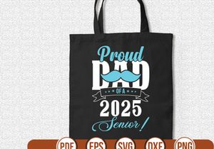 proud dad of a 2025 senior! t shirt Design