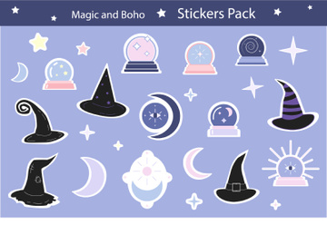 Magic Stickers Vector Pack preview picture
