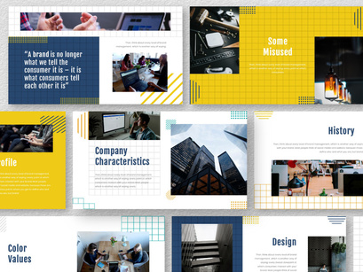 Yellue Brand Powerpoint Template