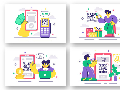 10 Mobile Payment Illustration