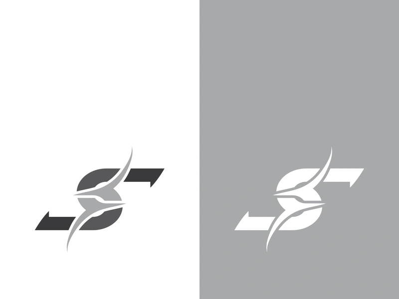 Business corporate S letter logo design vector