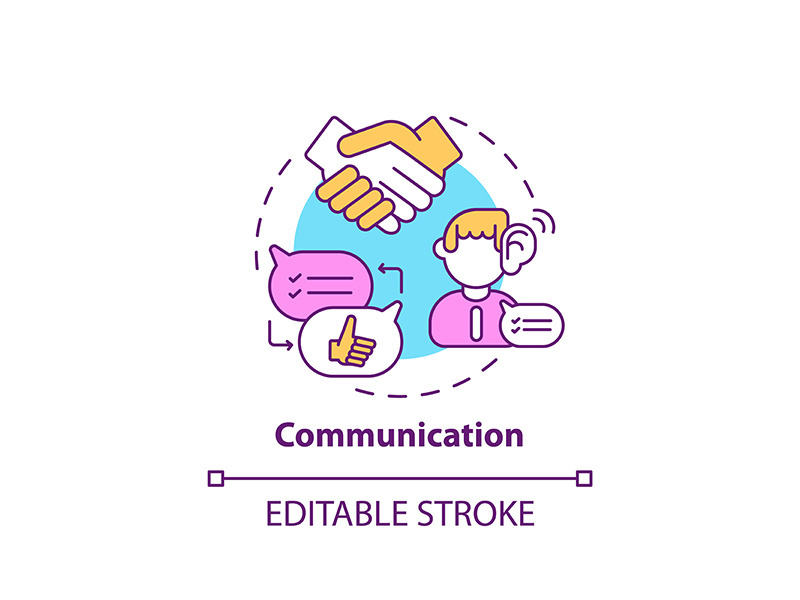 Communication concept icon