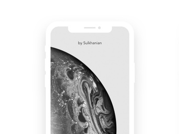 iPhone XS Super Flat Mockup preview picture