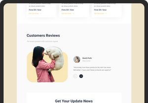 Pet Place - Pet Care Website Landing Page 3