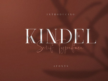 Kindel Serif Typeface preview picture