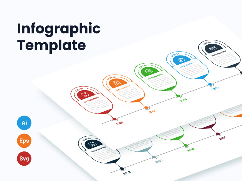 Business infographic template