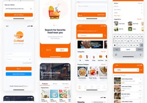 GonEats - Food Delivery UI Kit for Figma