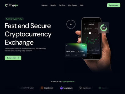 Crypgo Framer Landing Page Template