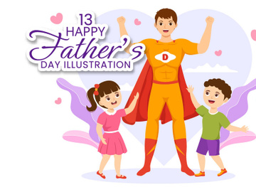 13 Happy Fathers Day Illustration preview picture