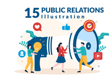 15 Public Relations Illustration preview picture