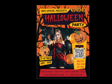 Halloween Party Flyer preview picture