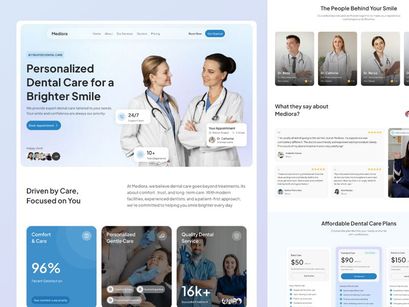Mediora - Dental Clinic Landing Page
