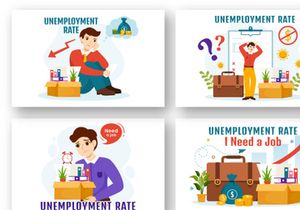 13 Unemployment Rate Illustration