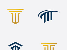 Column icon vector Logo Template  illustration design