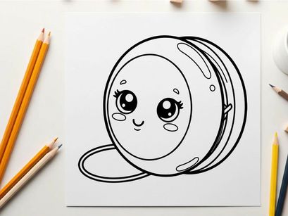 Cute smiling tuna can character vector illustration