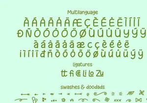 Free Melon Slices Display Font