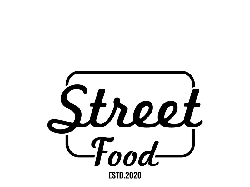 street food logo for restaurant.